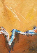 Malerei, Kunst, Art, Acryl, Abstrakt, modern, ocker, braun                   kt, modern