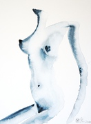 Akt 2011, Akt, Aquarell, Kunst, Art, Frau