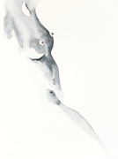 Akt 2011, Akt, Aquarell, Kunst, Art, Frau