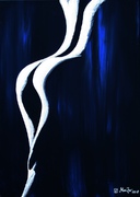 Akt, Acryl, Kunst, Art, Acryl, Akt, schwarz weiß, Frau